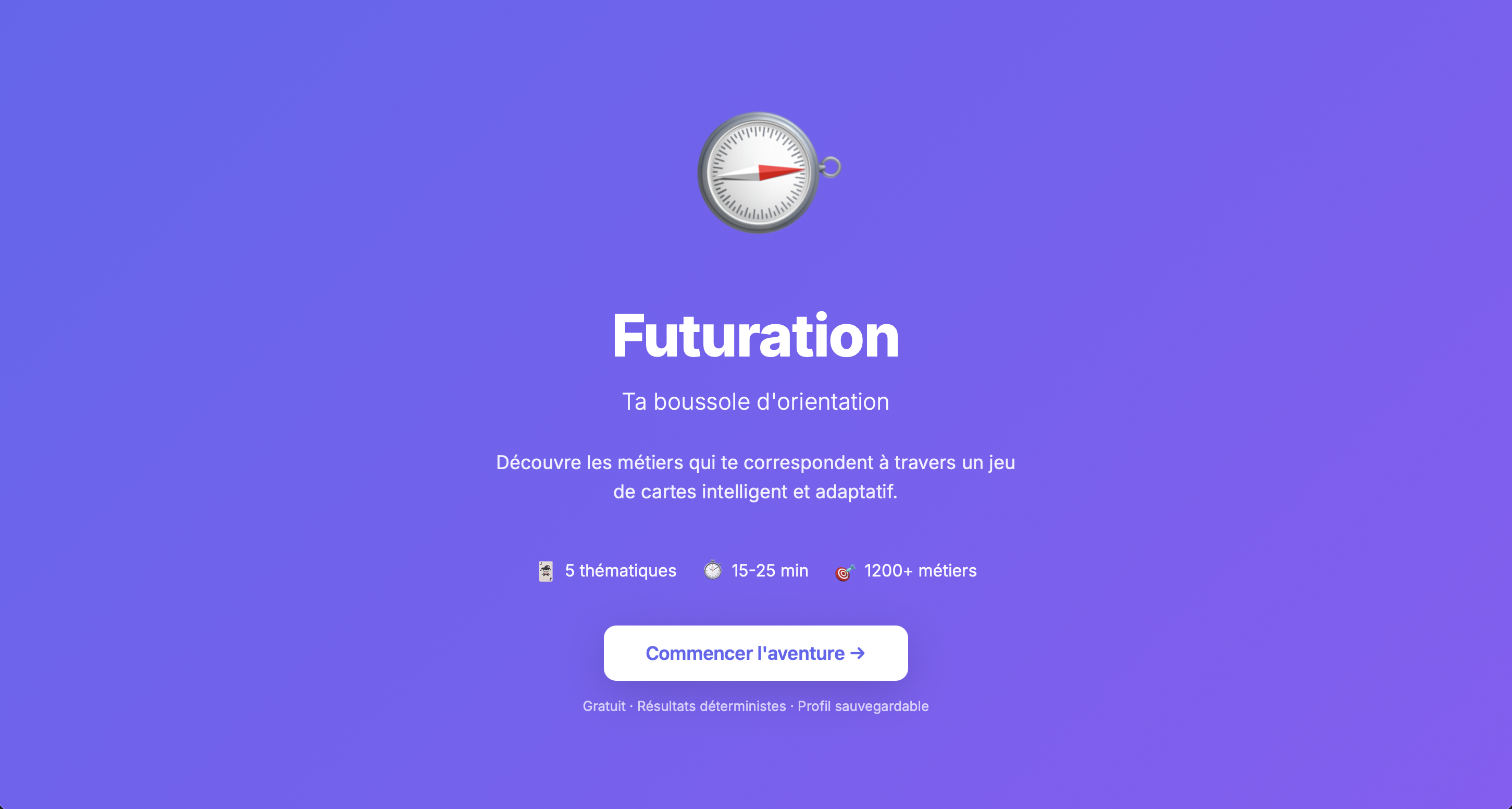 Page d'accueil de Futuration.fr